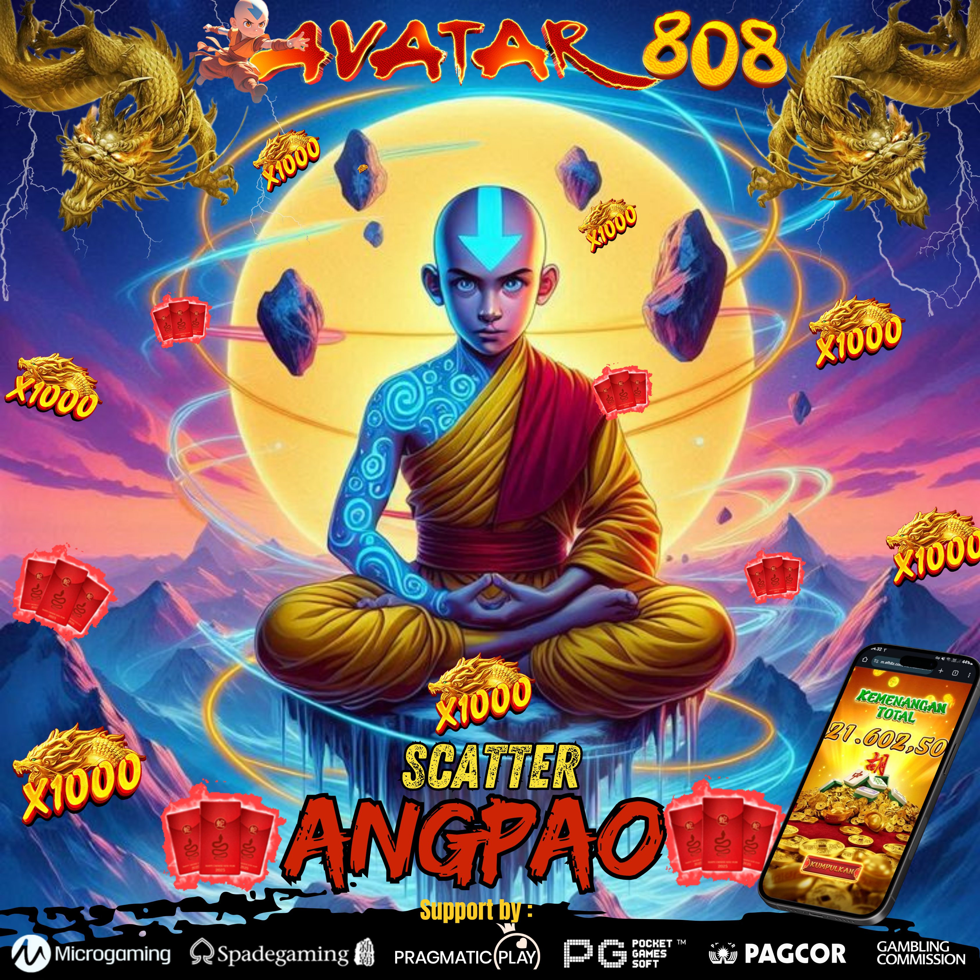 Avatar808 | Menangkan Hadiah Jutaan Anda Didalam Scatter Angpao x5000