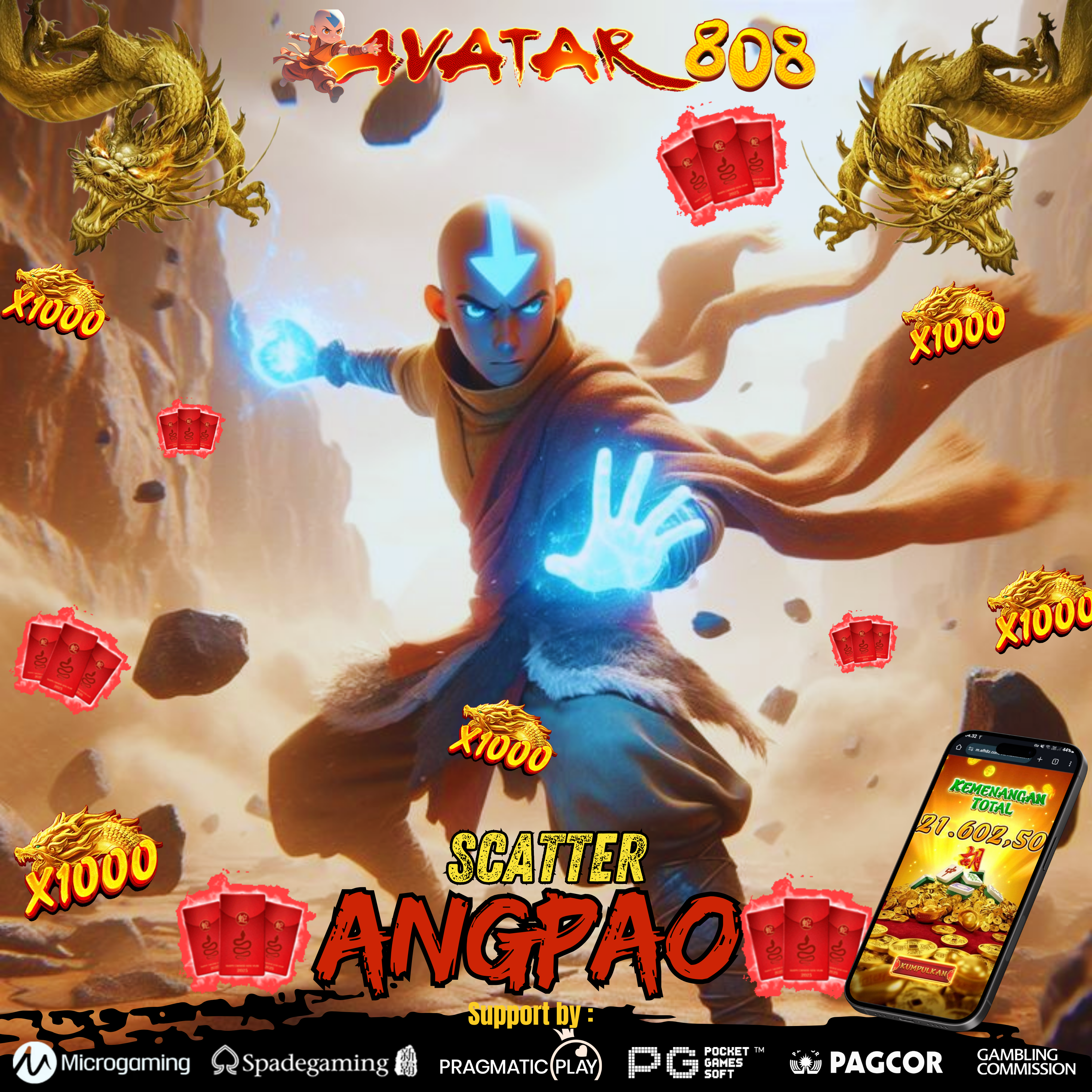 AVATAR808 | Platform Slot Online Terbaru Berbagi Scatter Angpao x5000